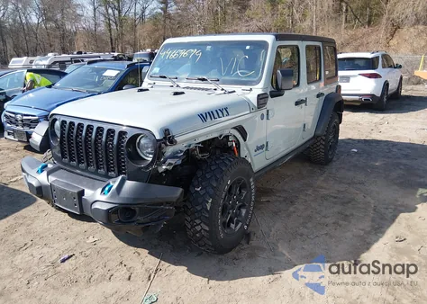 2023 Jeep Wrangler 4Xe 4X4 из США, поврежденный, VIN 1C4JJXN65PW690228